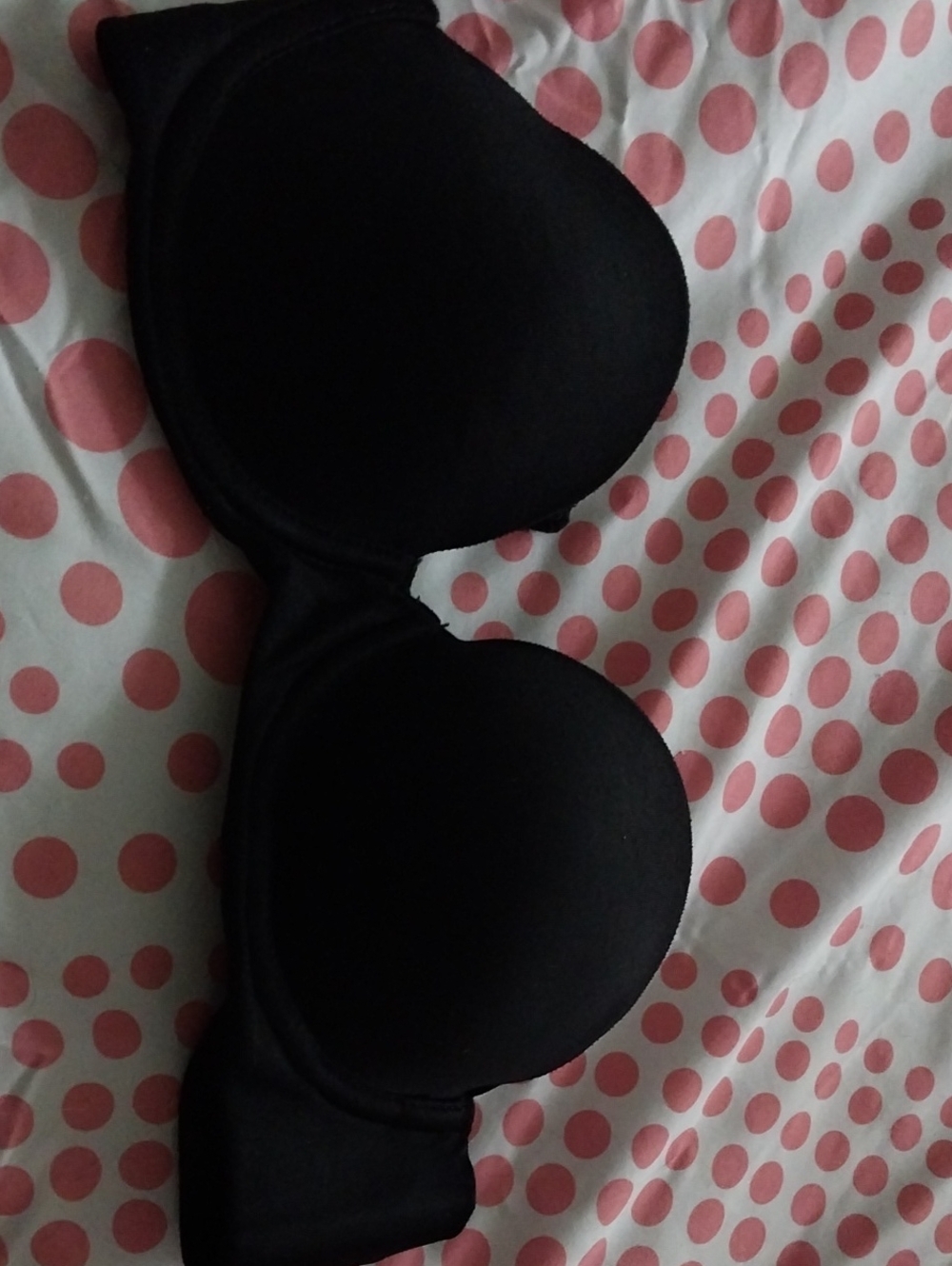 Auden Black Strapless Molded Cup Bra